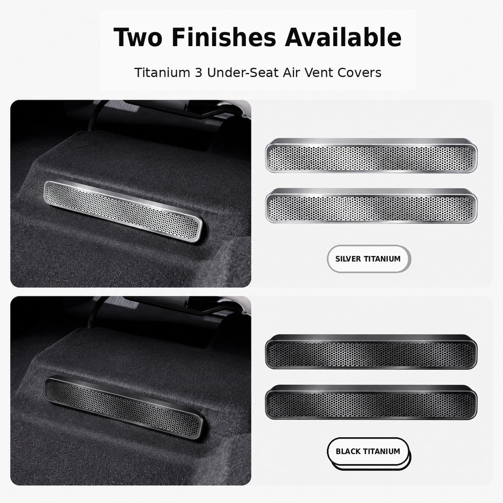 Under-Seat Air Vent Protective Covers for Fangchengbao Titanium 3 – 2-Piece Set