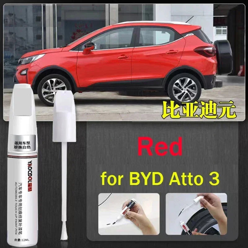Lápiz reparador de pintura para BYD Atto 3 Han 2022 2023, reparador de pintura, accesorios de retoque de pintura