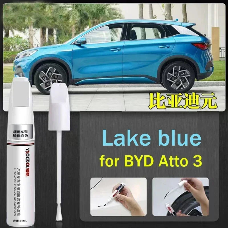 Lápiz reparador de pintura para BYD Atto 3 Han 2022 2023, reparador de pintura, accesorios de retoque de pintura