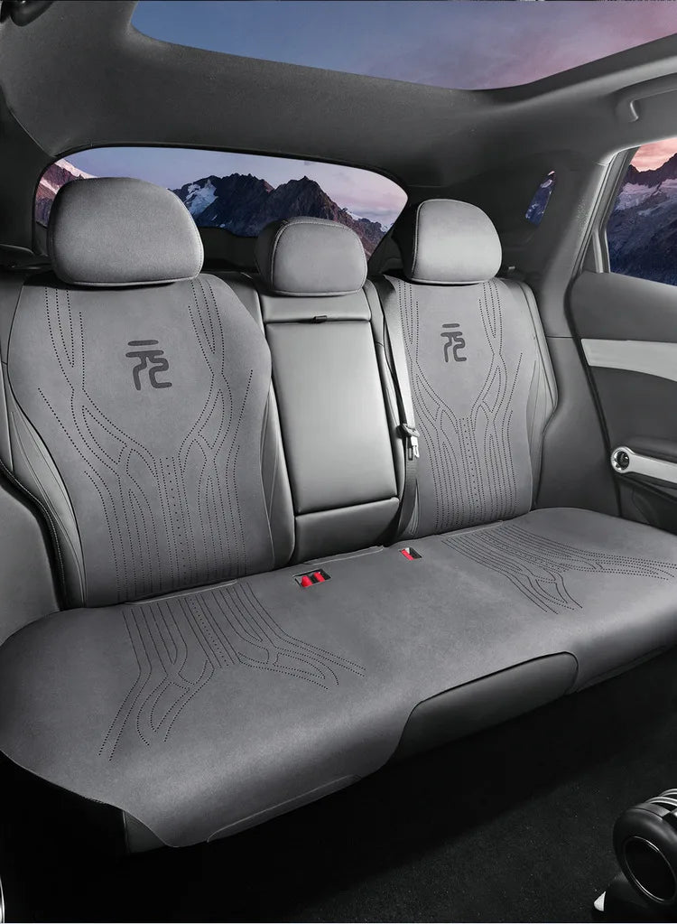 Breathable Suede Car Seat Cover Car Seat Cushion Full Sets for BYD Atto3