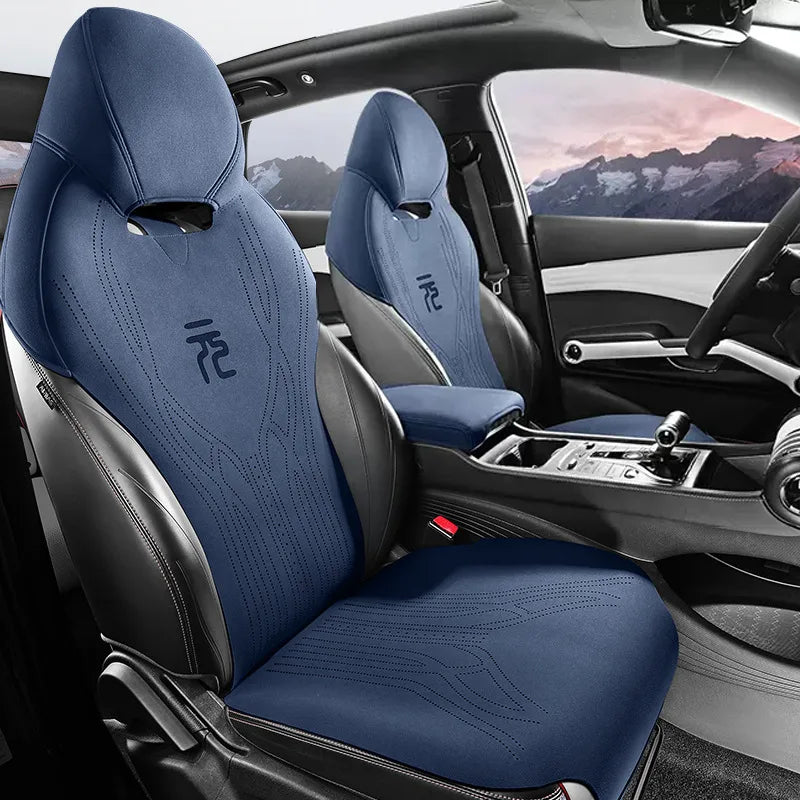 Breathable Suede Car Seat Cover Car Seat Cushion Full Sets for BYD Atto3