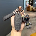 BYD Car Keychain Pu Leather Car Key Case - BYDAC