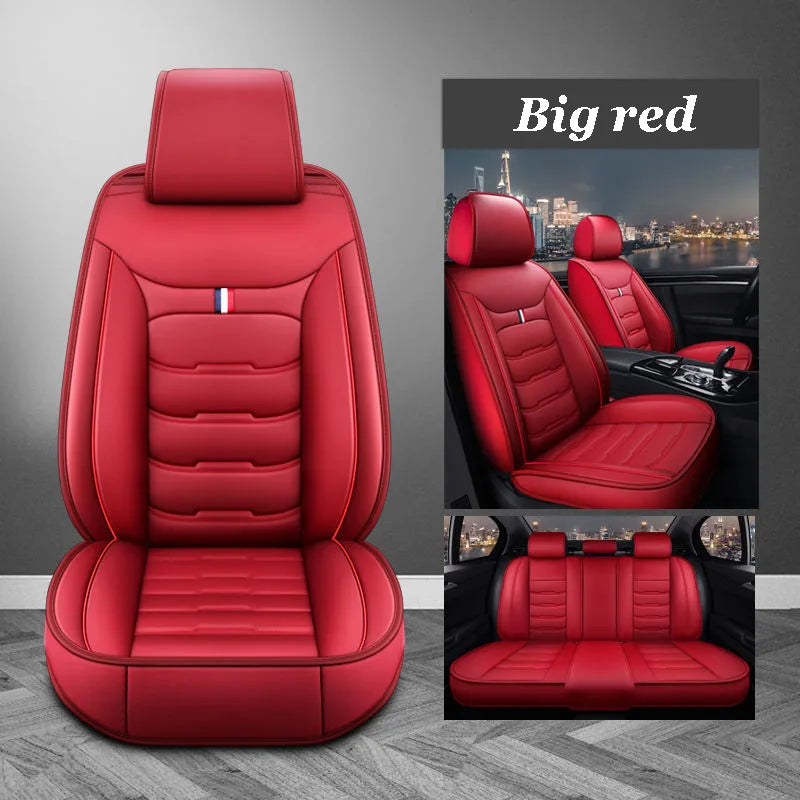 Classic Universal PU Leather Car Seat Covers Full Set Fit with BYD Car All Model