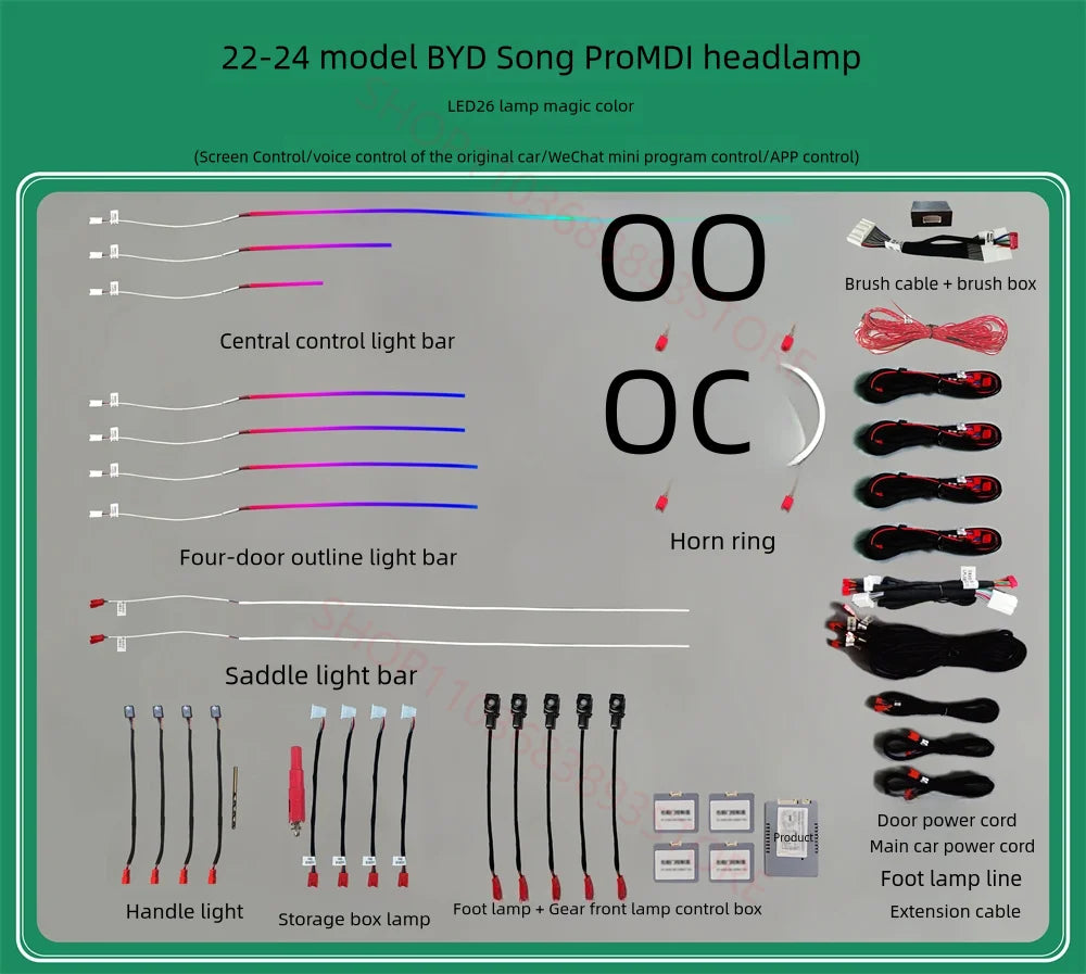 For2022 BYD Song PRO DMI Atmosphere Light