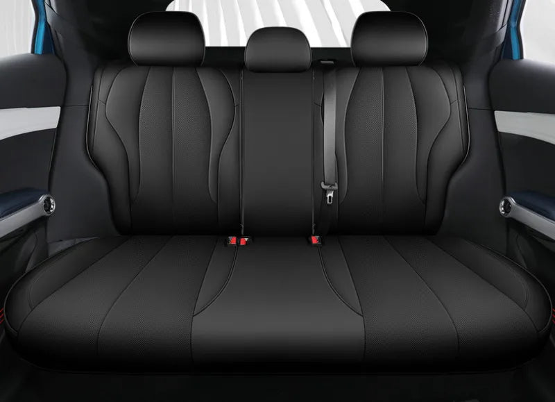 Car Seat Cover Full Set, Bucket Seat Covers for 5 Seats, Nappa Leather Seat Covers for BYD Yuan Plus Atto 3 EV 2022