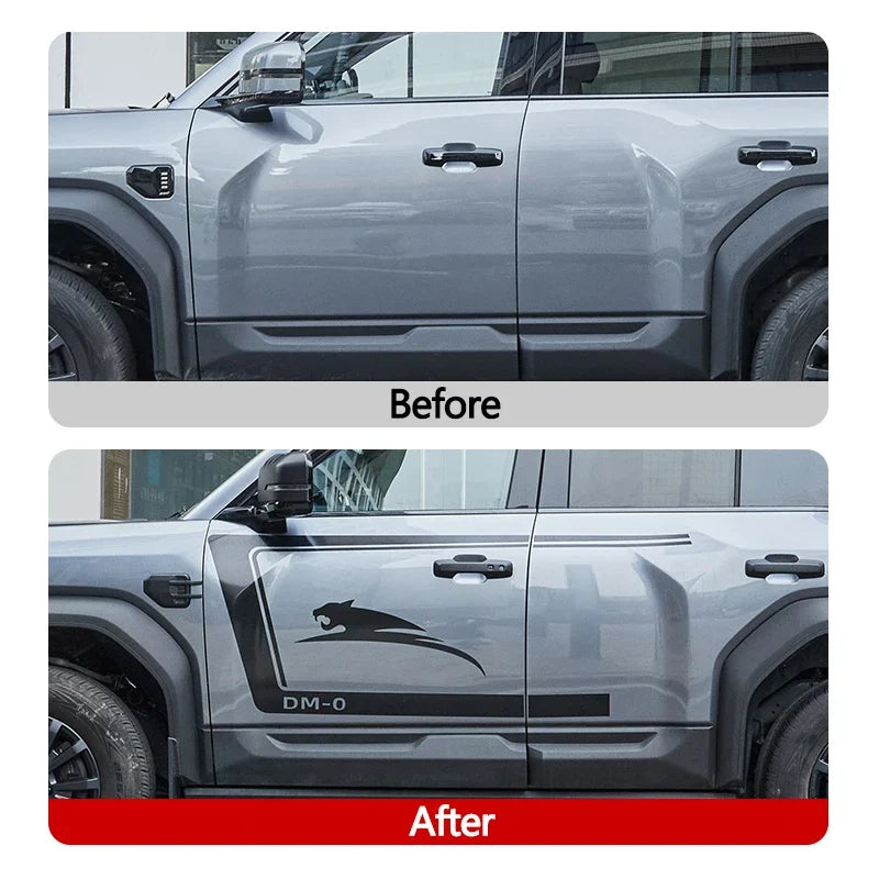 BYD FangChengBao Leopard 5 Car Body Color Strip Stickers