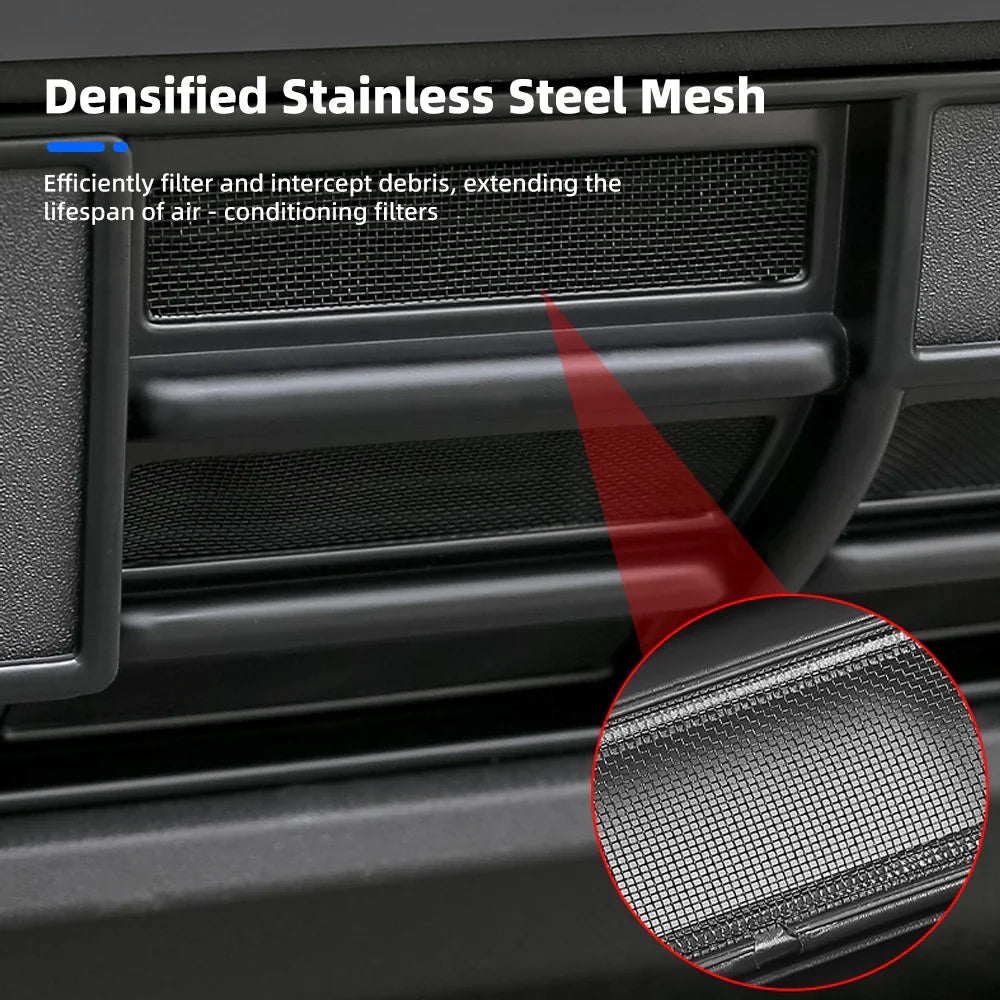 Car Front Bumper Grille Racing Grills Insect Proof Net For BYD Equation Leopard 3/Titanium 3/Super 3 2025