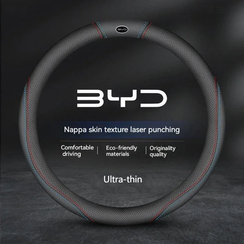 Car Suede Steering Wheel Cover For BYD Car All Model - BYDAC
