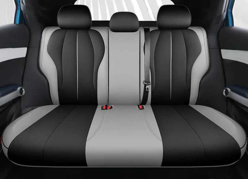 Car Seat Cover Full Set, Bucket Seat Covers for 5 Seats, Nappa Leather Seat Covers for BYD Yuan Plus Atto 3 EV 2022