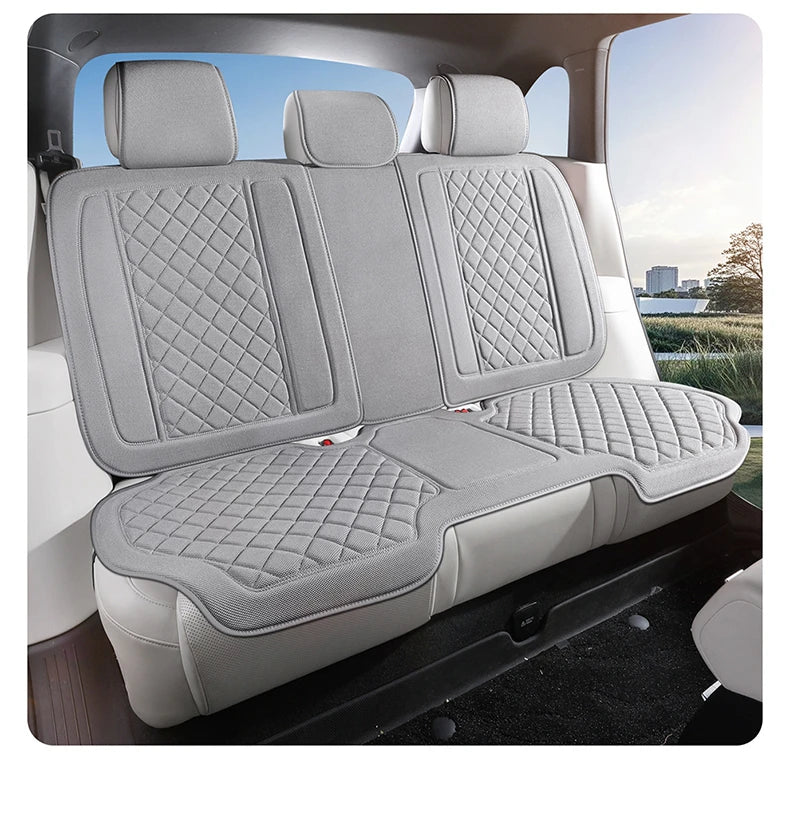 Universal Linen Split Seat Fully Surrounded Car Seat Cover
