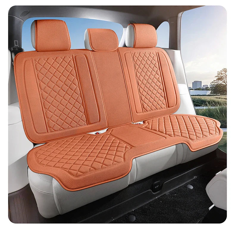 Universal Linen Split Seat Fully Surrounded Car Seat Cover