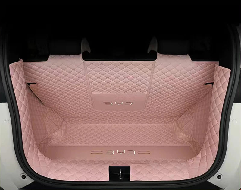 Full Coverage Leather Trunk Mat For BYD Dolphin Mini - BYDAC