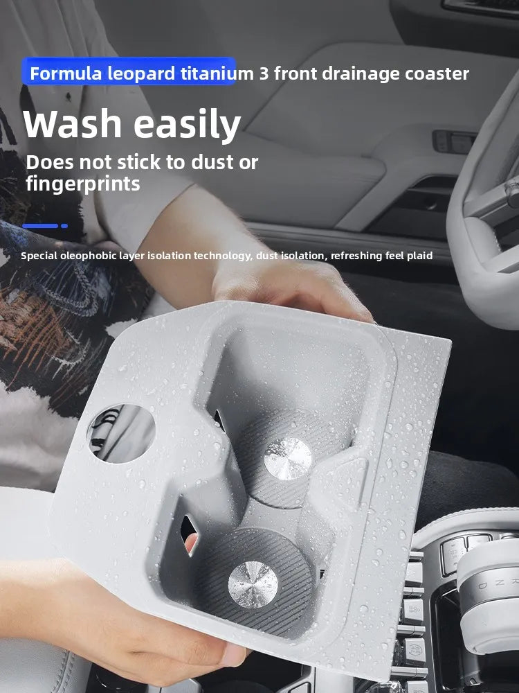 BYD Leopard TAI 3 Center Console Water Cup Holder Silicone Pad