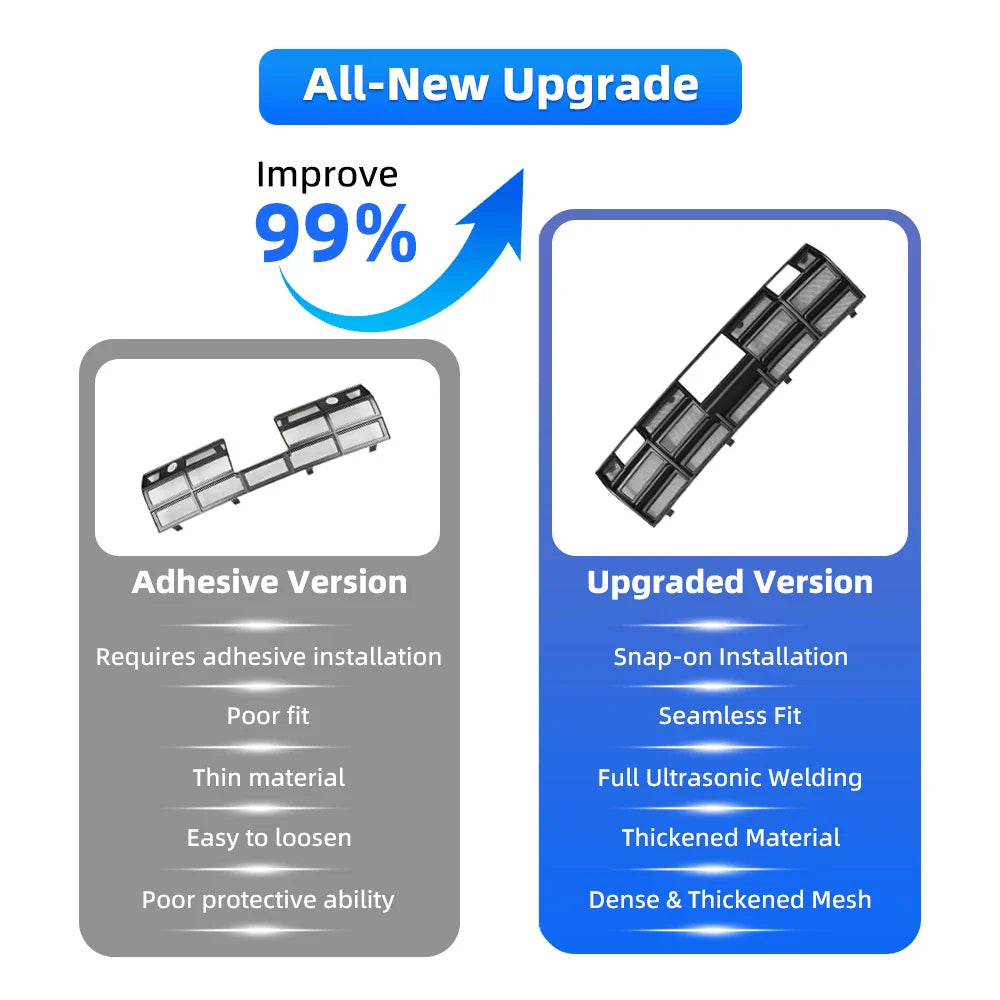 Car Front Bumper Grille Racing Grills Insect Proof Net For BYD Equation Leopard 3/Titanium 3/Super 3 2025