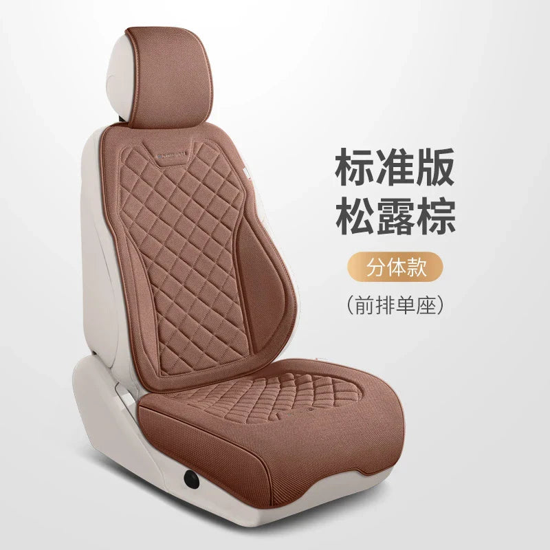 Universal Linen Split Seat Fully Surrounded Car Seat Cover
