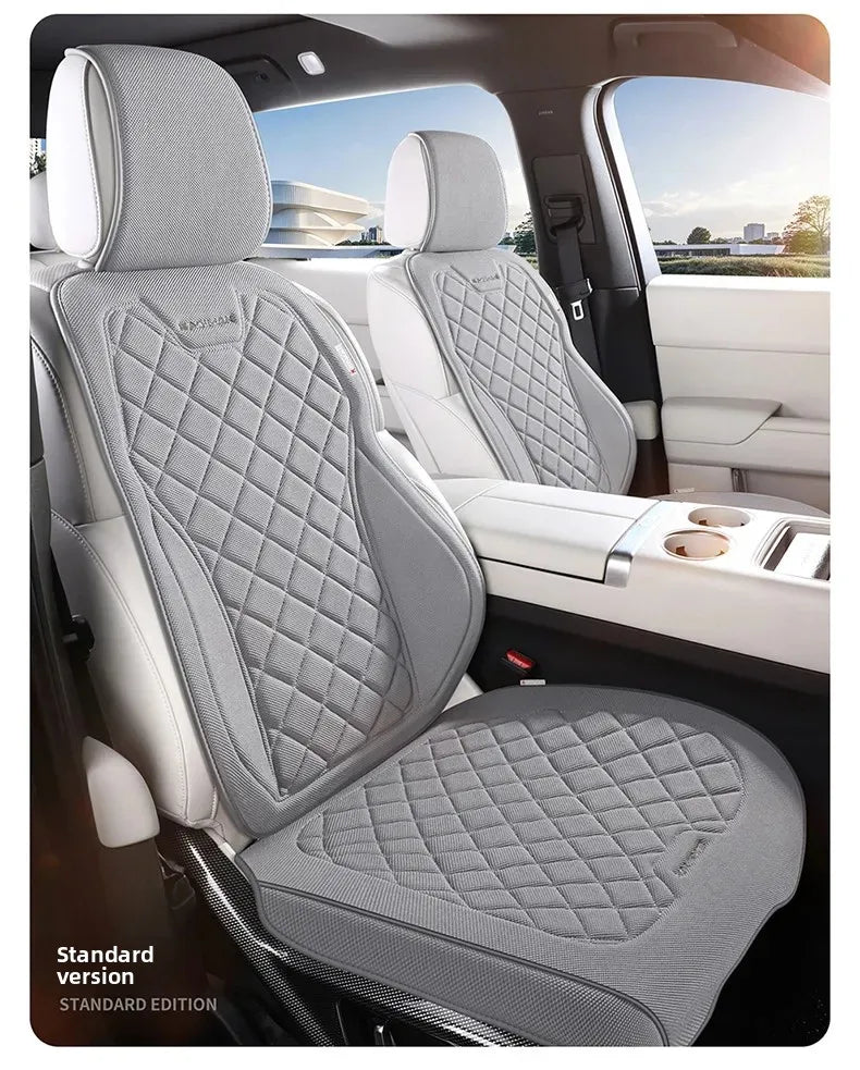 Universal Linen Split Seat Fully Surrounded Car Seat Cover