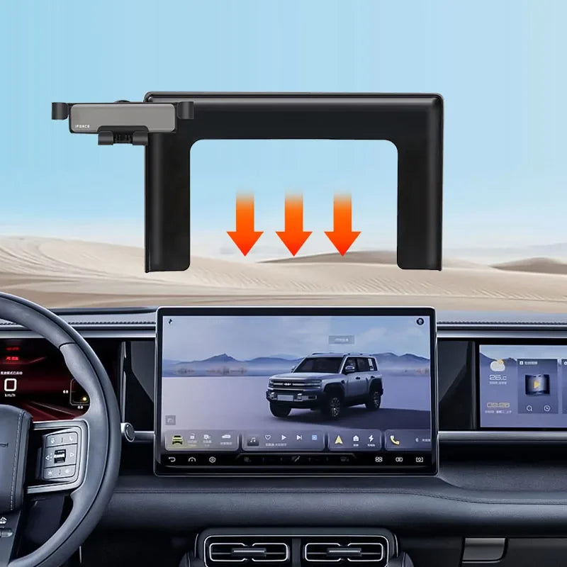 Soporte para teléfono móvil BYD FangChengBao Leopard 5, pantalla de navegación, modificación de soporte para teléfono móvil, accesorios para coche 