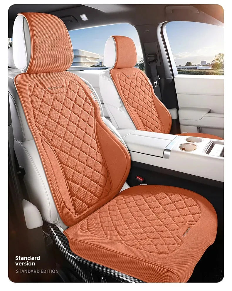 Universal Linen Split Seat Fully Surrounded Car Seat Cover