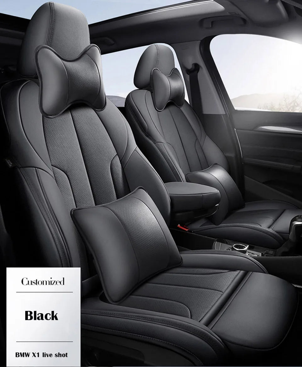 Genuine Leather Car Seat Covers Only For BYD Atto 3 2023-2025 Custom Interior Accessories
