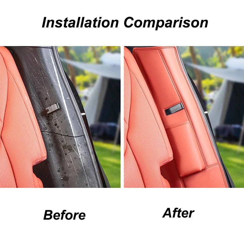 BYD TANG L EV/DM Sealion 8 C-Pillar Leather Anti Kick Protection Sticker