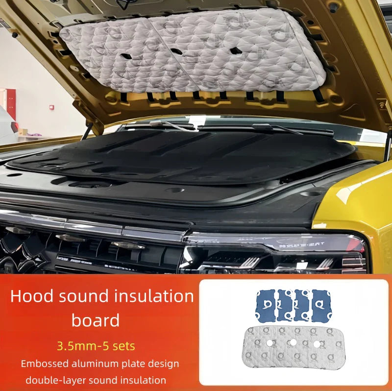 BYD Leopard 5 Car Hood Sound Anti-vibration Plate
