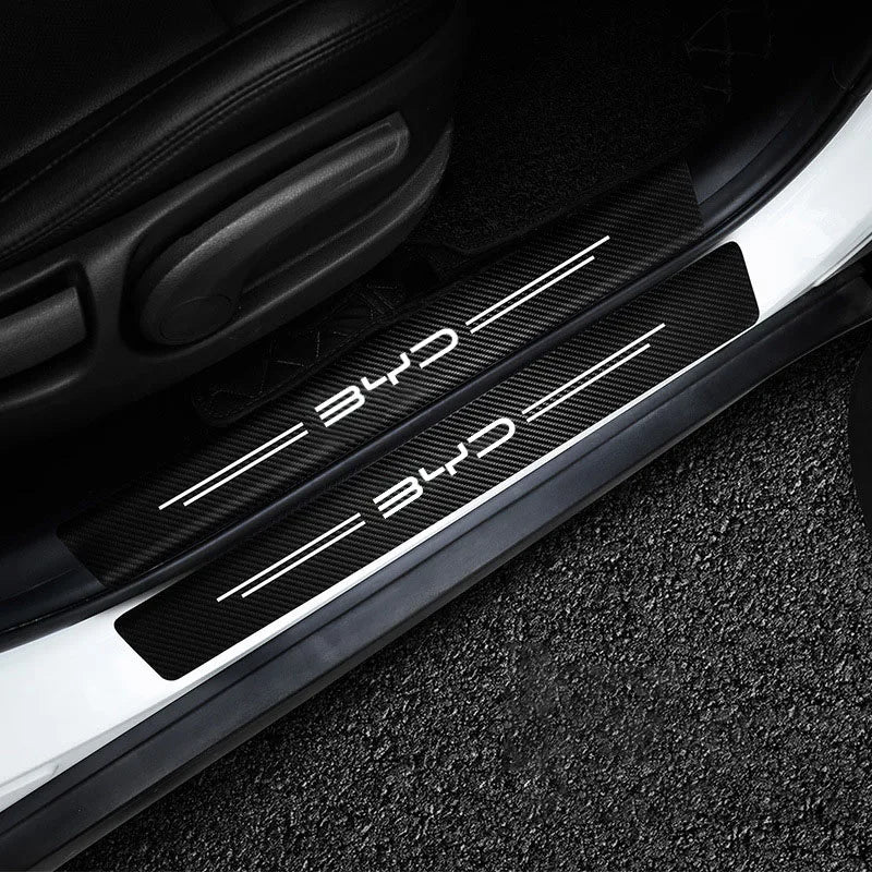 Sill Pedal Rear Bumper Protection Stickers For BYD M6 G3 G5 T3 13 F3 F0 S6 S7 E5 E6 L3 Tang Yuan Atto3 Song Covers Accessories