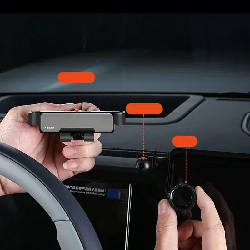 Soporte para teléfono móvil BYD FangChengBao Leopard 5, pantalla de navegación, modificación de soporte para teléfono móvil, accesorios para coche 