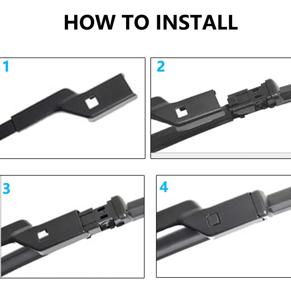 Escobillas limpiaparabrisas para coche BYD SEAL Dolphin HAN EV TANG EV ATTO3 