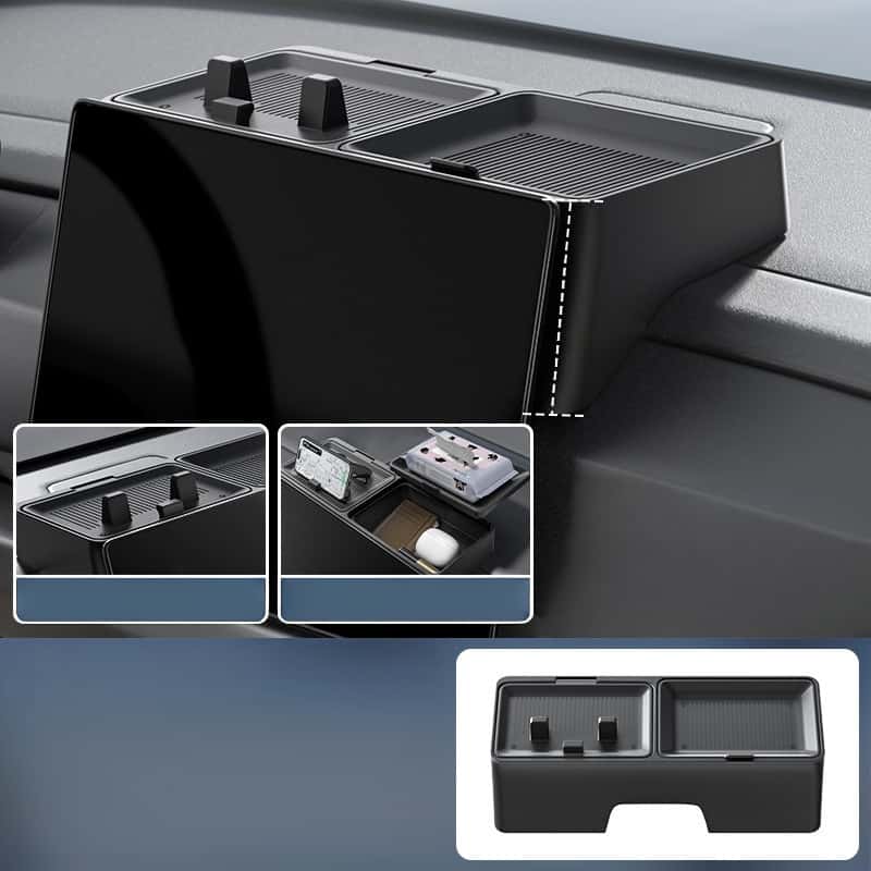 Multifunction Silicone Storage Box Behind Center Screen for Fangchengbao Titanium 3