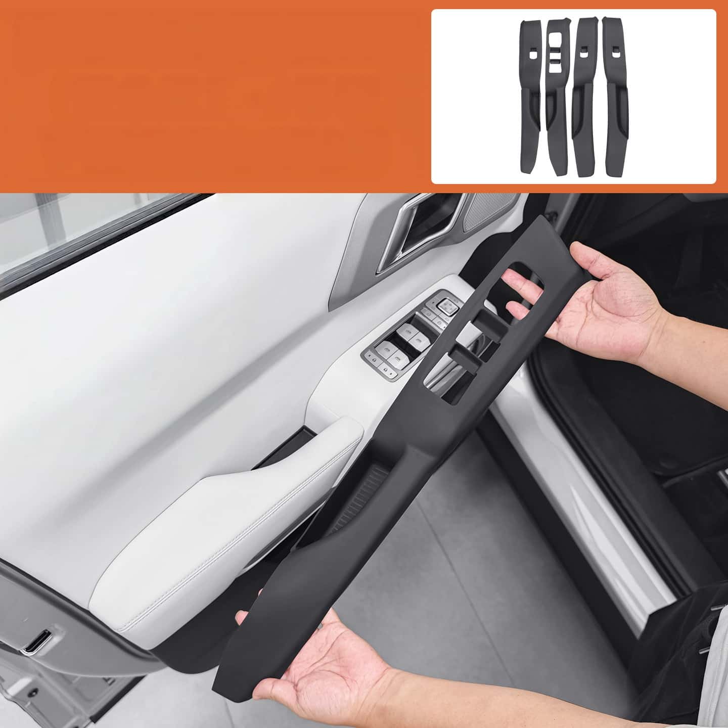Silicone Door Switch and Center Console Mat Set for Fangchengbao Tai 3