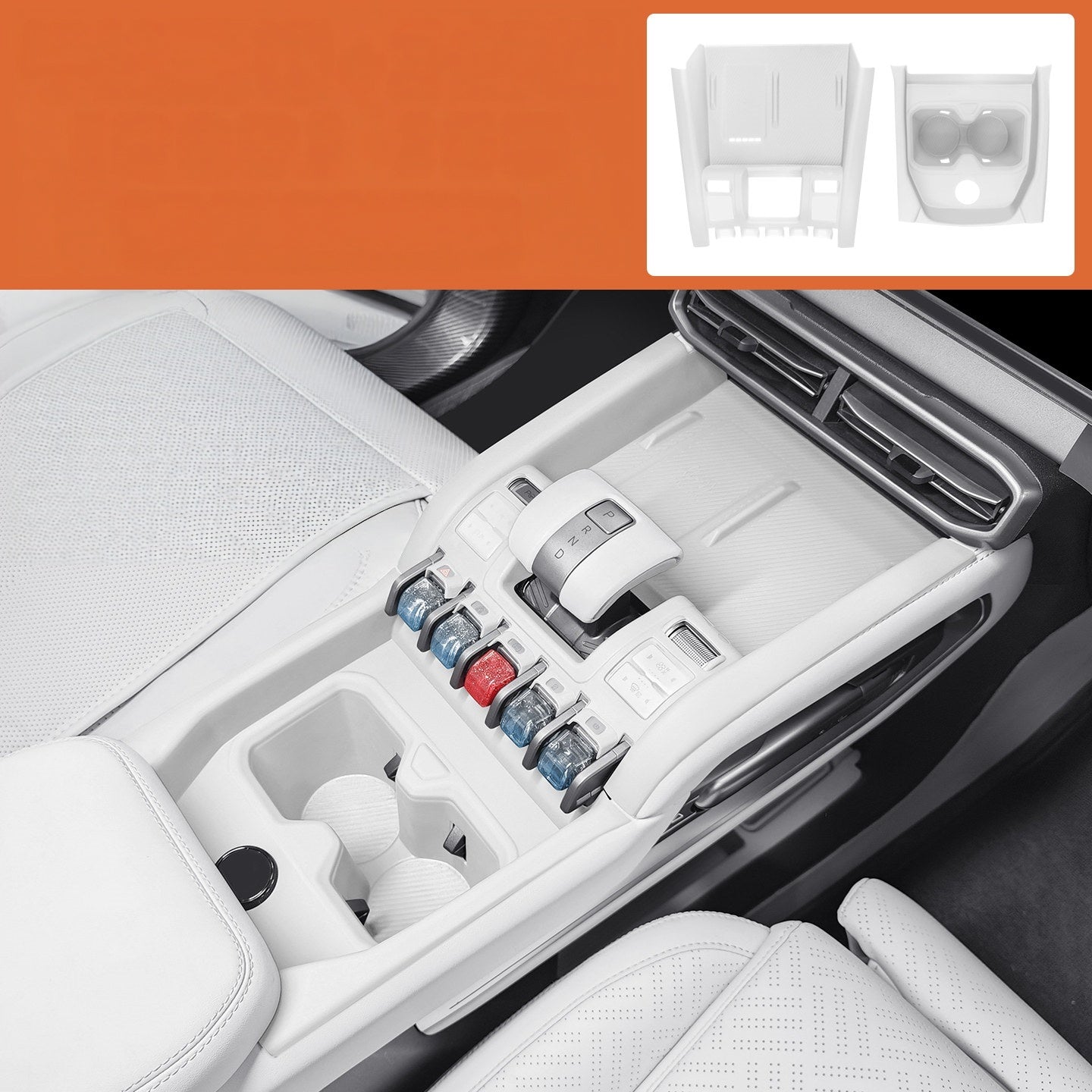 Silicone Door Switch and Center Console Mat Set for Fangchengbao Tai 3