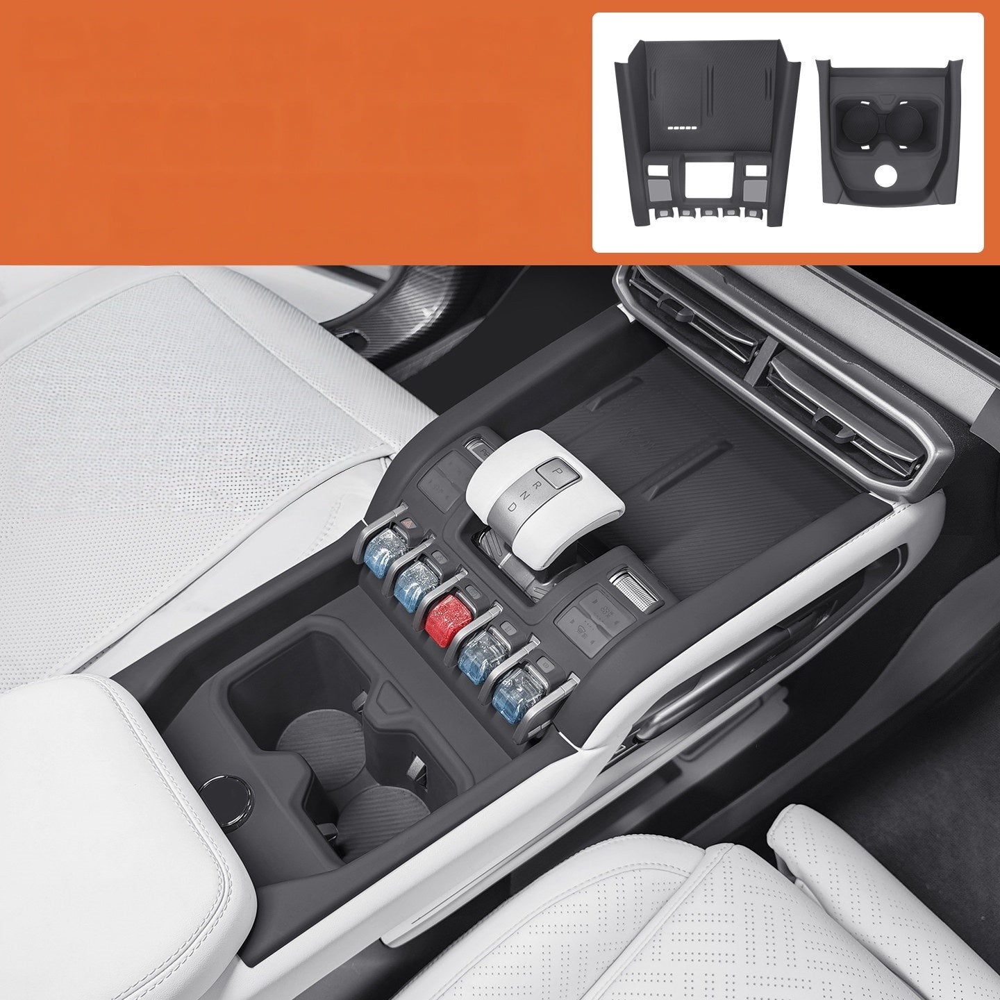Silicone Door Switch and Center Console Mat Set for Fangchengbao Tai 3