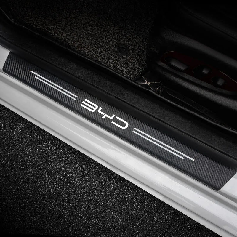 Sill Pedal Rear Bumper Protection Stickers For BYD M6 G3 G5 T3 13 F3 F0 S6 S7 E5 E6 L3 Tang Yuan Atto3 Song Covers Accessories