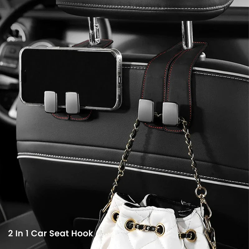 2 in 1 Car Rear Seat Back Hooks