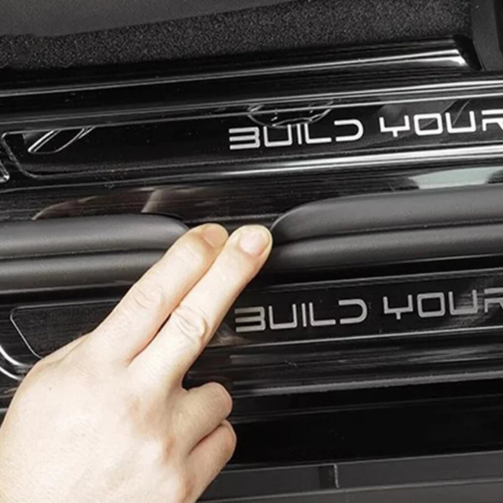 Car Door Sill Scuff Plate Welcome Pedal