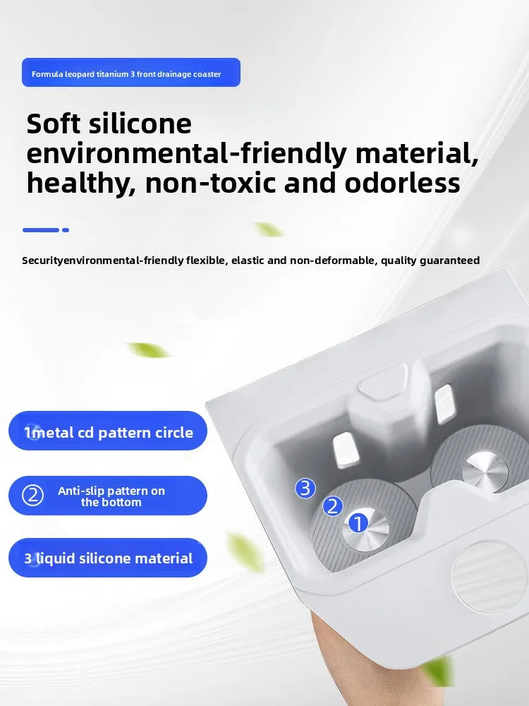 BYD Leopard TAI 3 Center Console Water Cup Holder Silicone Pad