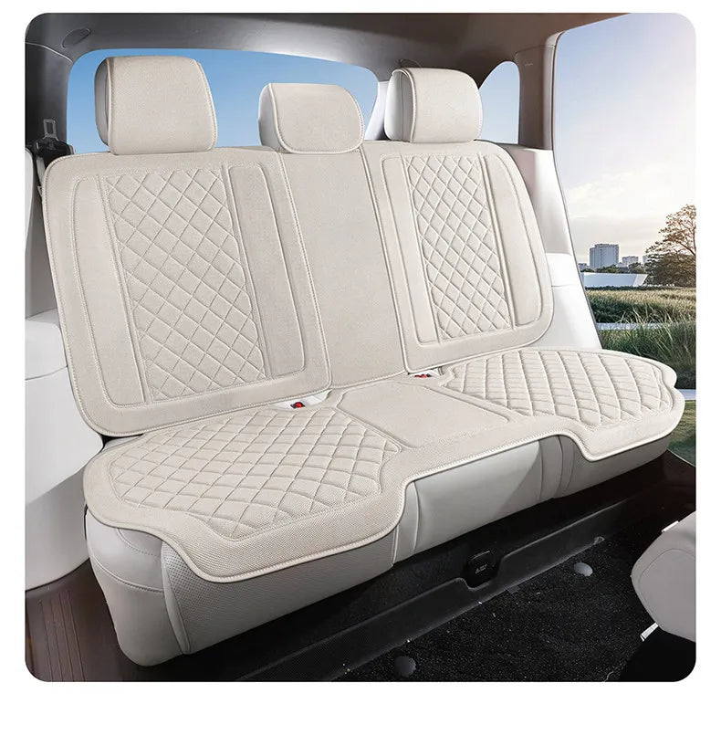 Universal Linen Split Seat Fully Surrounded Car Seat Cover