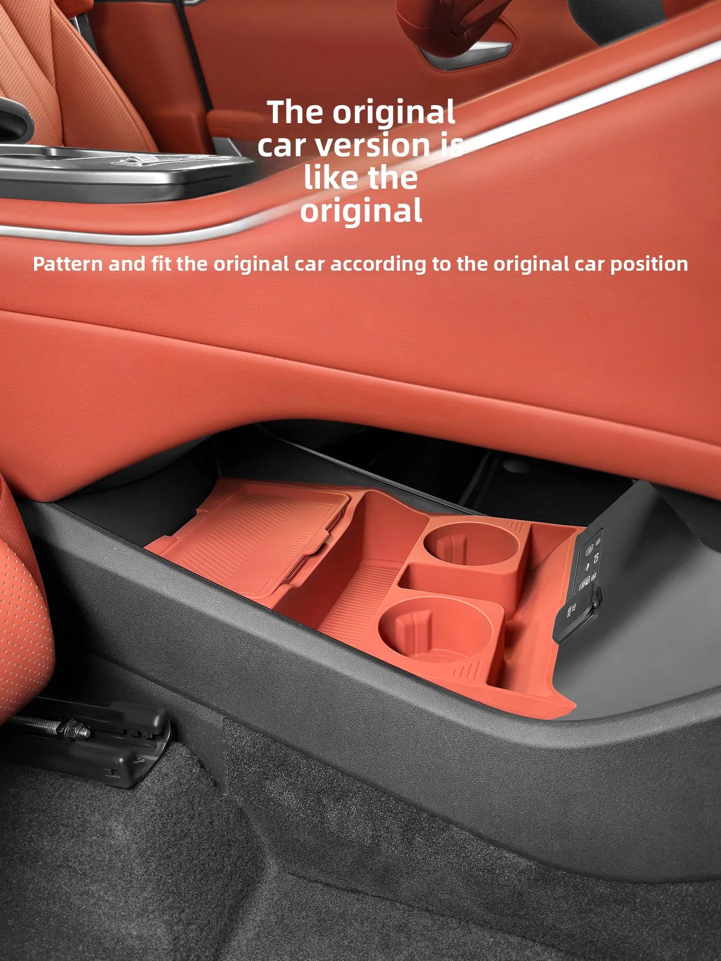 BYD Sealion 8 Central Control Lower Layer Silicone Storage Box