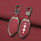 Zinc Alloy Leather Car Key Case Cover Shell Fob For BYD Formula Leopard