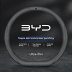 Car Suede Steering Wheel Cover For BYD