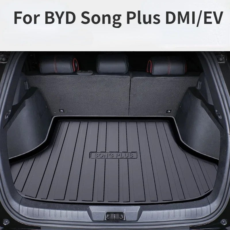 Car Trunk Mat Storage Box Pad For BYD Song Plus DMI/EV
