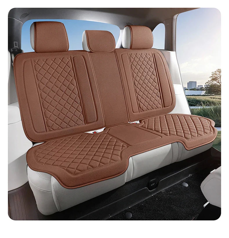 Universal Linen Split Seat Fully Surrounded Car Seat Cover