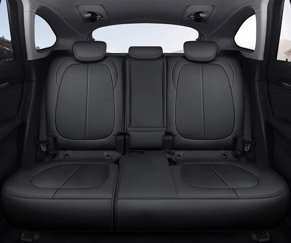 Genuine Leather Car Seat Covers Only For BYD Atto 3 2023-2025 Custom Interior Accessories