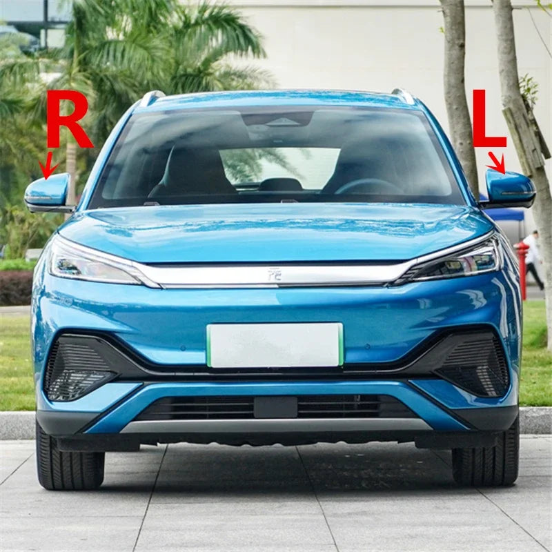 Car Rearview Mirror Cover Lower Cap Frame Turn Signal Light Glass Lens For BYD Atto 3 Yuan Plus 2022-2025 SONG PRO/SONG PLUS