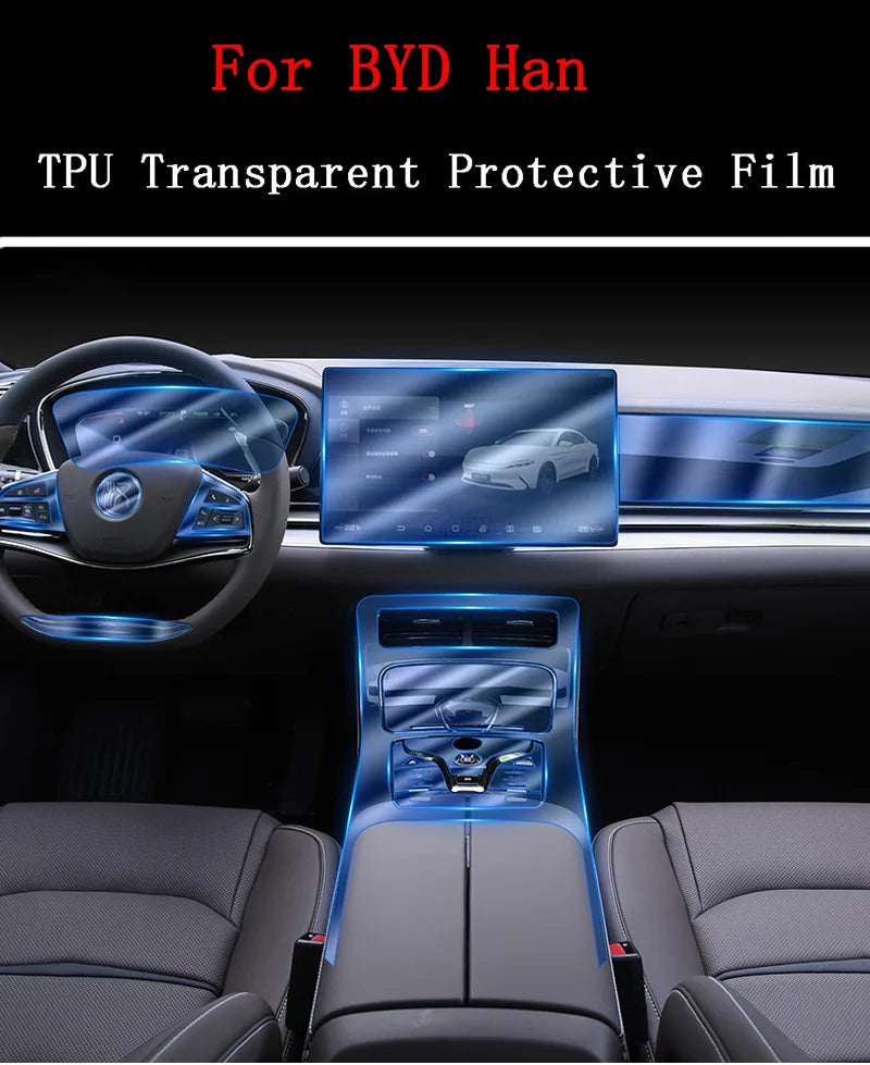 Car Tempered Glass Film For Byd HAN