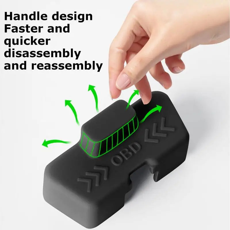 BYD OBD Cover Lock Waterproof Silicone Protective