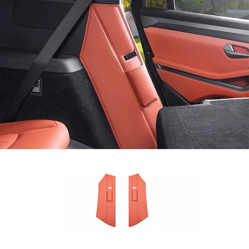 BYD TANG L EV/DM Sealion 8 C-Pillar Leather Anti Kick Protection Sticker