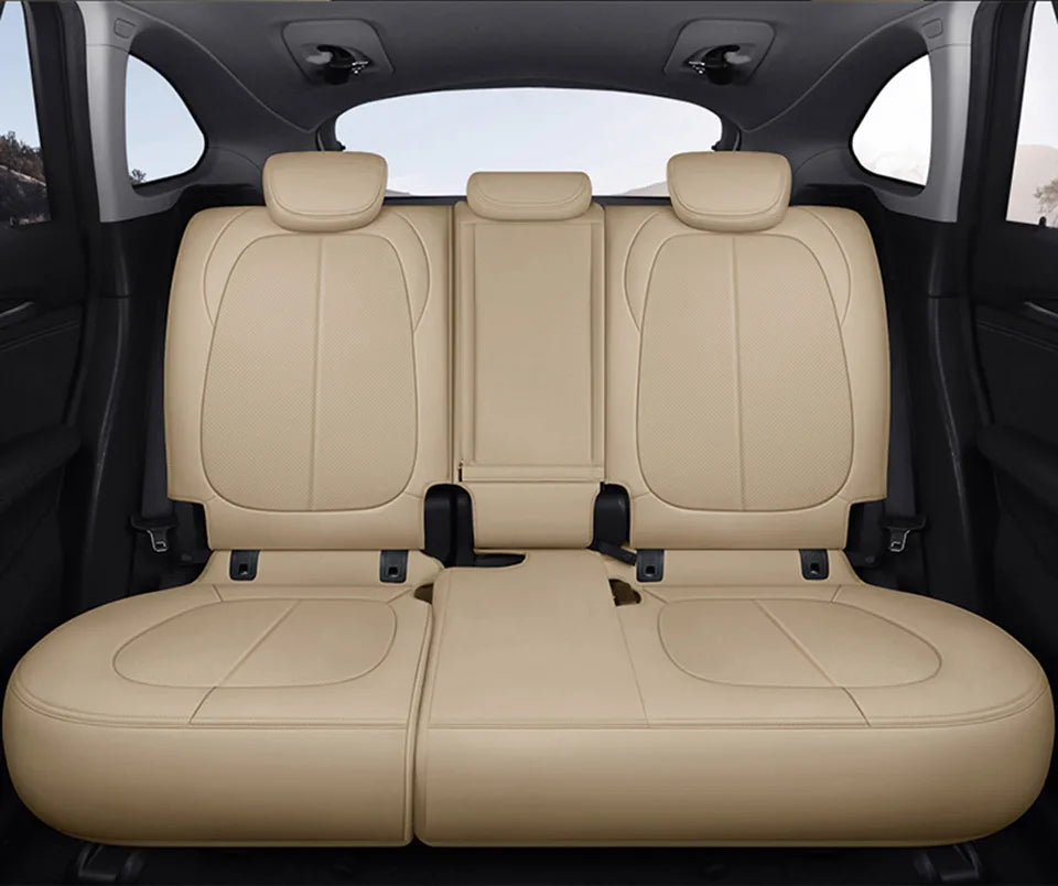 Genuine Leather Car Seat Covers Only For BYD Atto 3 2023-2025 Custom Interior Accessories