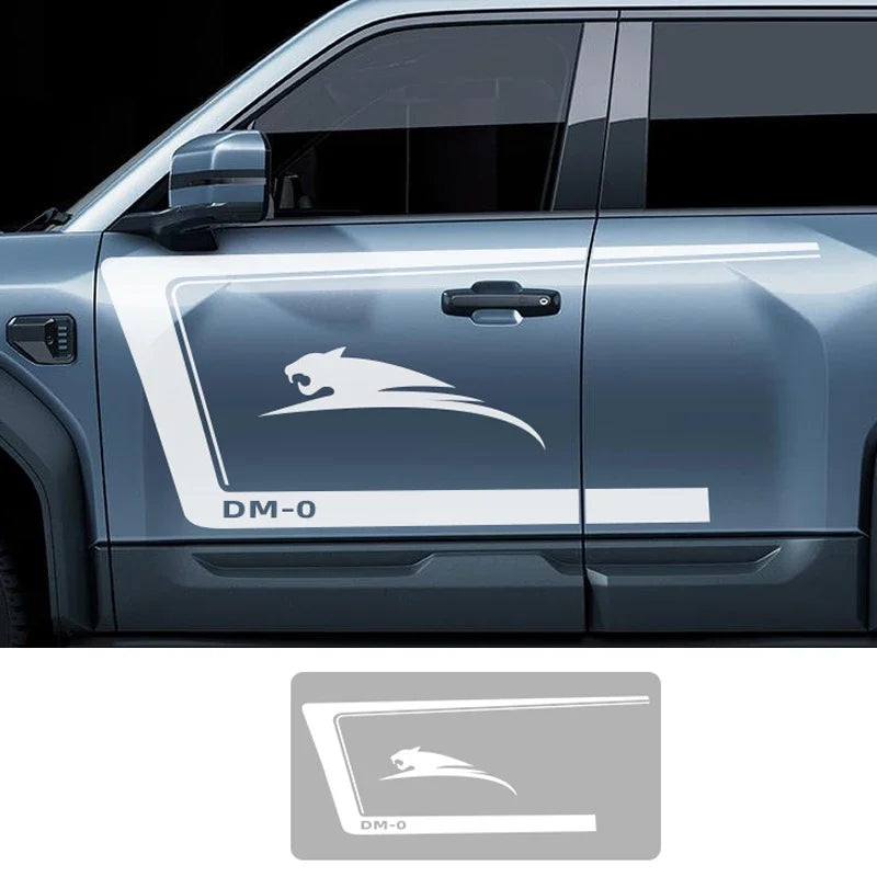 BYD FangChengBao Leopard 5 Car Body Color Strip Stickers