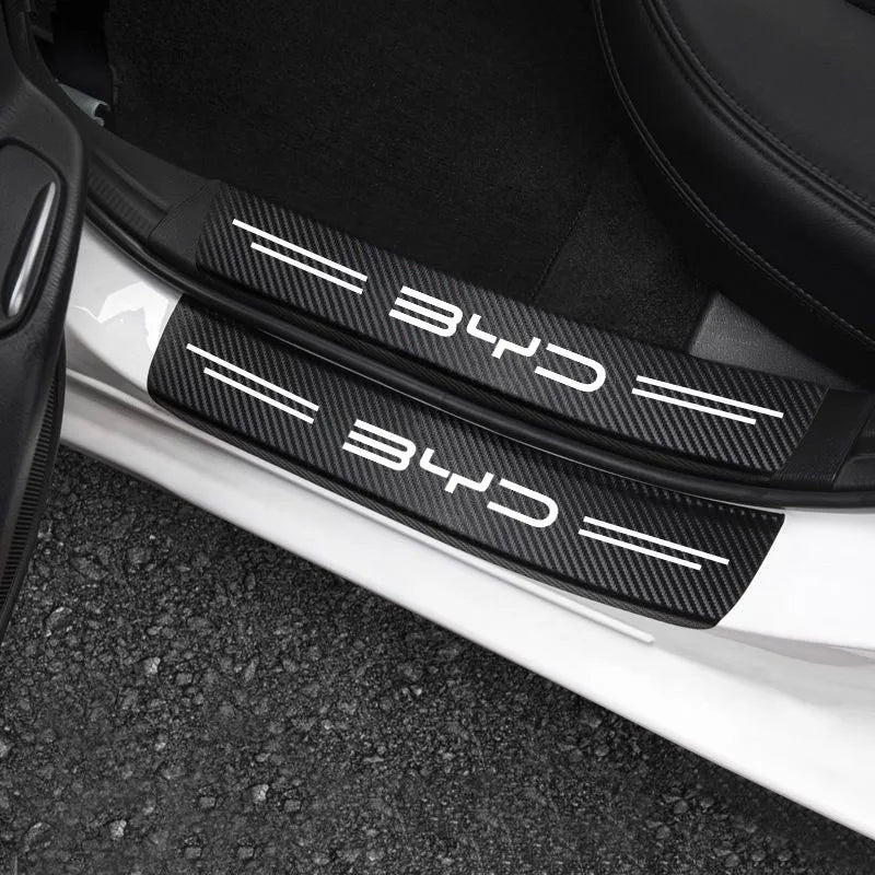 Sill Pedal Rear Bumper Protection Stickers For BYD